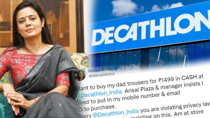 mahua moitra slams decathlon